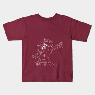 Dracule Mihawk (white) Kids T-Shirt